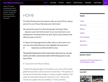 Tablet Screenshot of firststoneracing.com